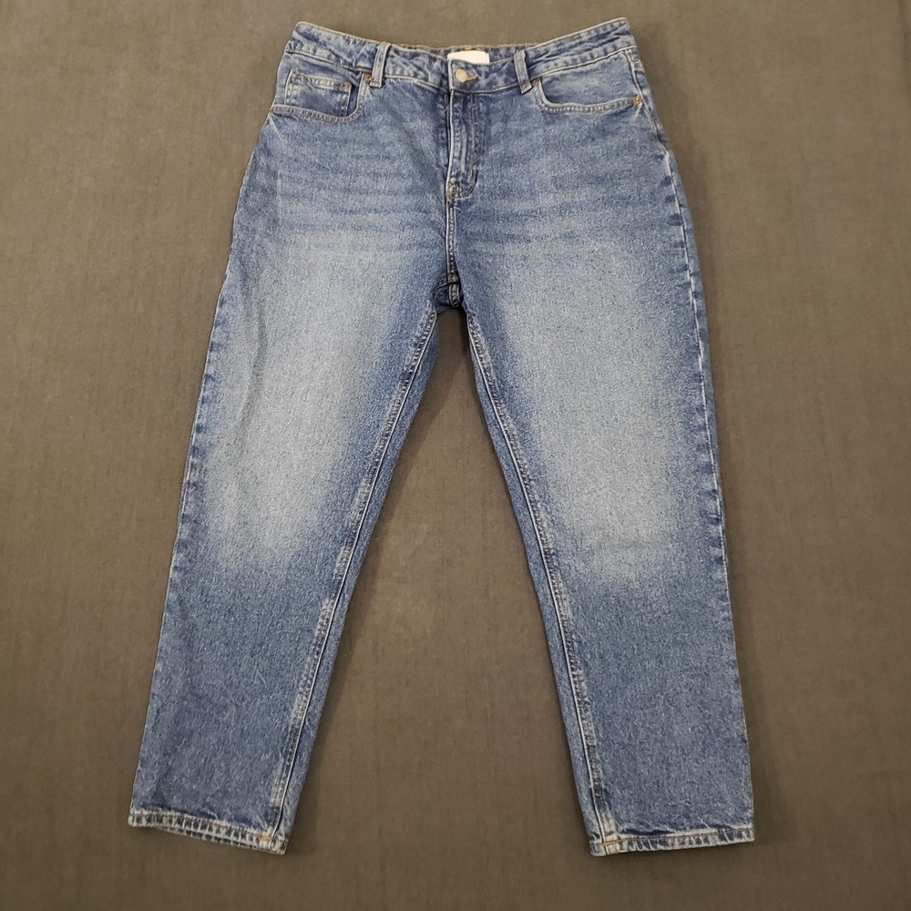 H&M Jeans Womens Size 12 High Rise Straight Tapered